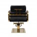 Hairdressing Chair GABBIANO PORTO GOLD black